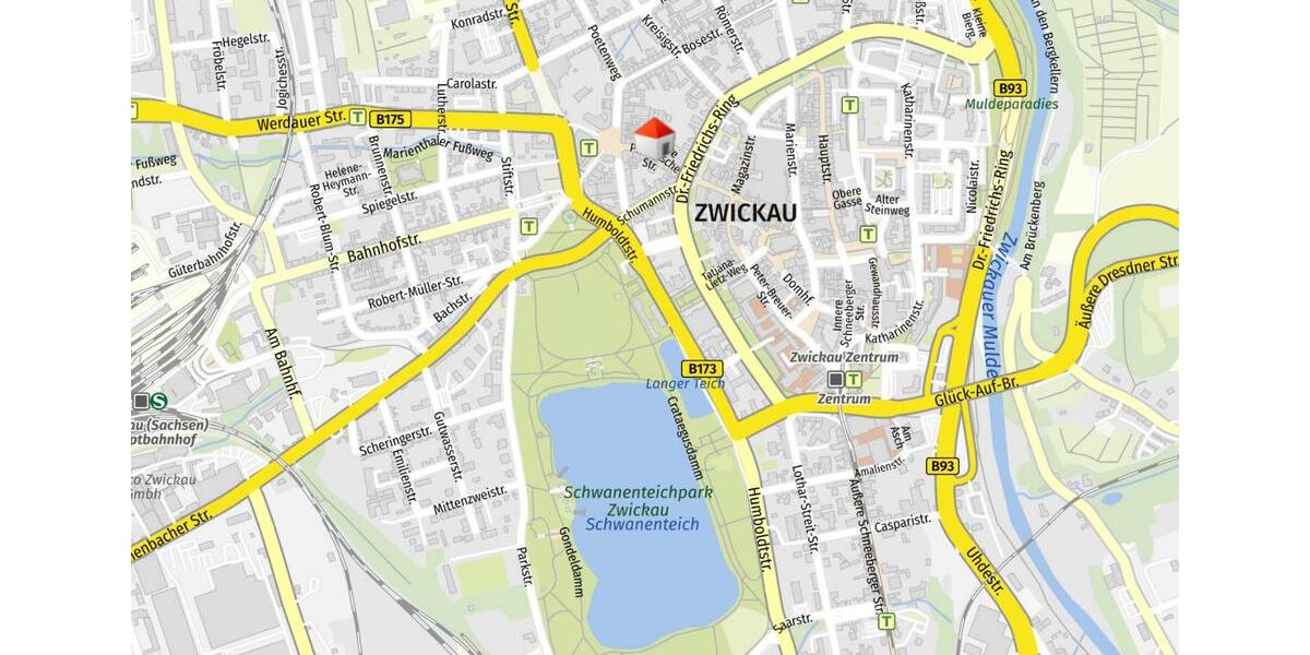 Maisonettenwohnung Zwickau - 1 Zimmer, 66 m&sup2;, 430&euro; | Angebot:23281349