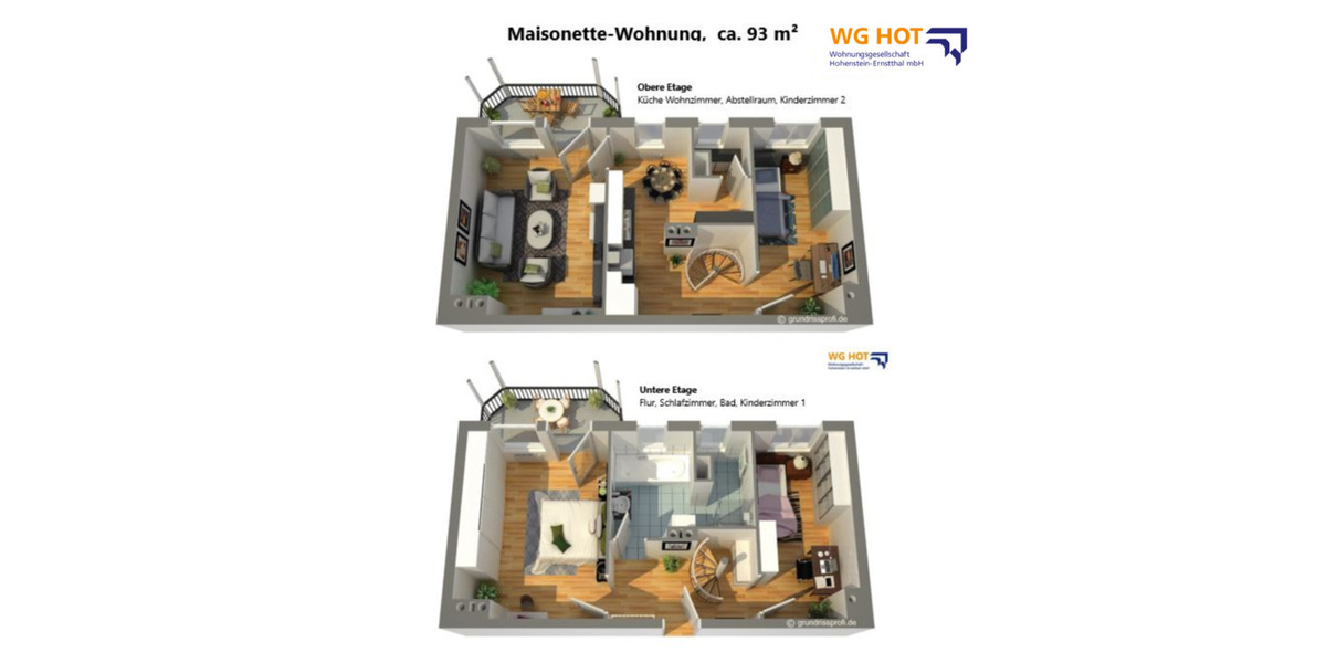 Erdgeschoßwohnung Hohenstein-Ernstthal Ernstthal - 3 Zimmer, 70 m&sup2;, 550&euro; | Angebot:23133952