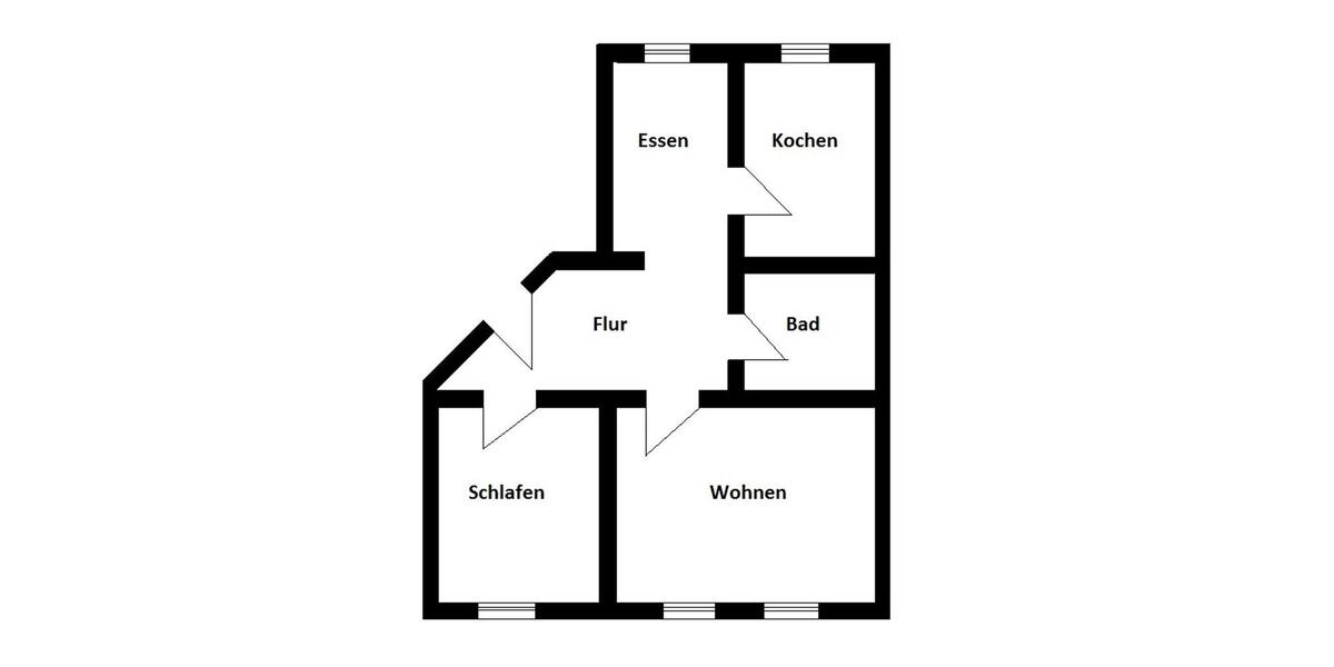 Erdgeschoßwohnung Zwickau - 2 Zimmer, 6 m&sup2;, 320&euro; | Angebot:22739654