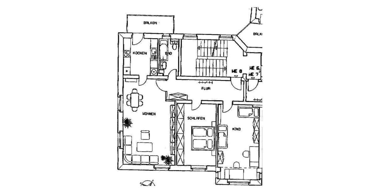 Etagenwohnung Zwickau Pölbitz - 3 Zimmer, 93 m&sup2;, 560&euro; | Angebot:25707502