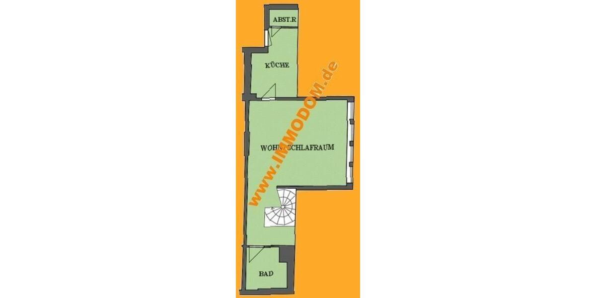 Maisonettenwohnung Zwickau - 1 Zimmer, 66 m&sup2;, 430&euro; | Angebot:23281349