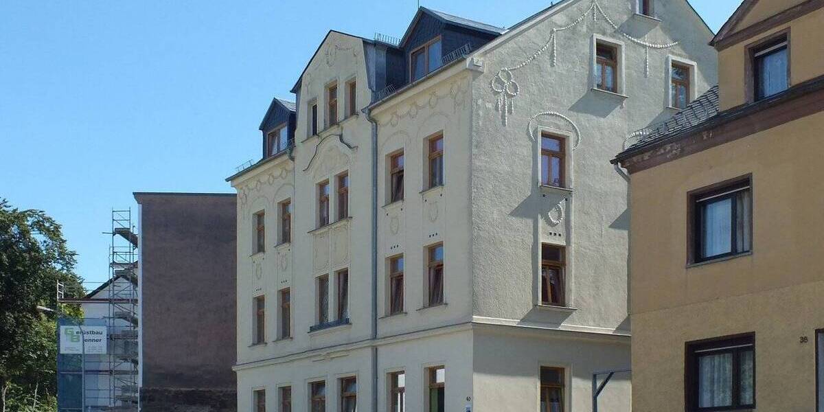 Etagenwohnung Kirchberg Burkersdorf - 2 Zimmer, 44 m&sup2;, 42.000&euro; | Angebot:25707405