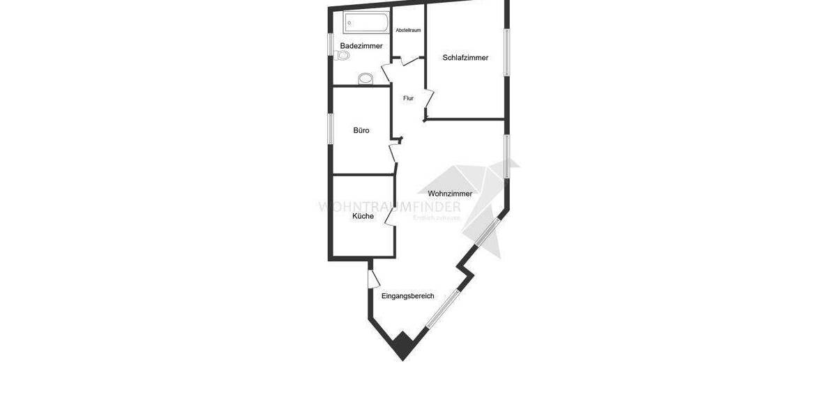 Etagenwohnung Meerane - 3 Zimmer, 60 m&sup2;, 323&euro; | Angebot:25681371