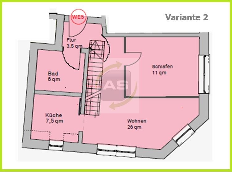 Maisonettenwohnung Zwickau - 3 Zimmer, 87 m&sup2;, 829&euro; | Angebot:24598529