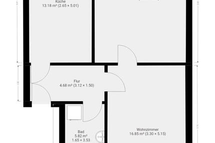 Wohnung Oelsnitz (Erzgebirge) - 2 Zimmer, 350&euro; | Angebot:22129307