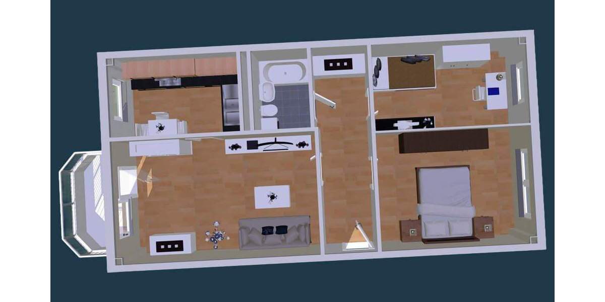 Etagenwohnung Zwickau Eckersbach - 3 Zimmer, 69 m&sup2;, 414&euro; | Angebot:25676713