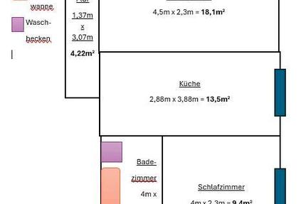 Wohnung Crimmitschau - 2 Zimmer, 52 m&sup2;, 360&euro; | Angebot:25180315