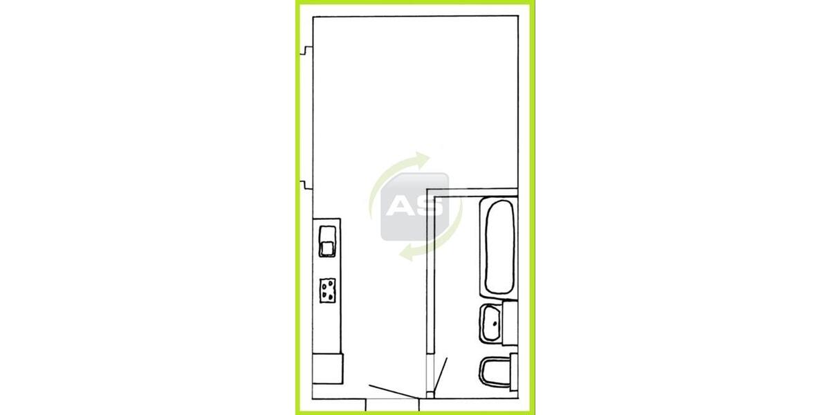 Etagenwohnung Zwickau - 1 Zimmer, 30 m&sup2;, 250&euro; | Angebot:25917908
