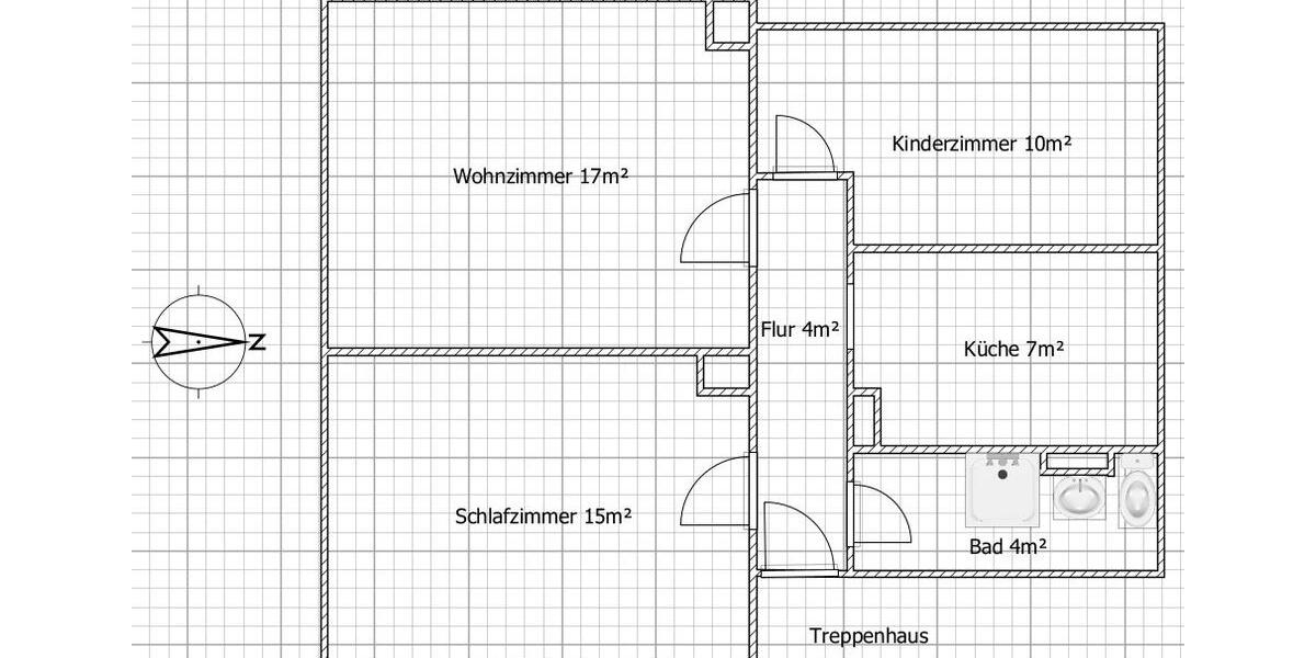 Etagenwohnung Wildenfels - 3 Zimmer, 60 m&sup2;, 41.000&euro; | Angebot:26985661