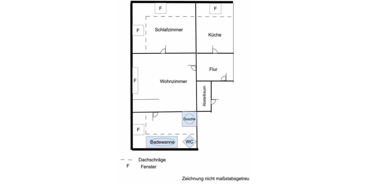 Etagenwohnung Niederwürschnitz - 2 Zimmer, 52 m&sup2;, 280&euro; | Angebot:25381802