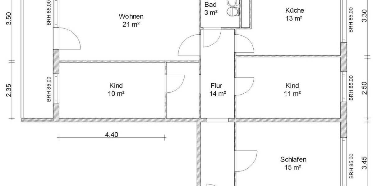 Etagenwohnung Zwickau Innenstadt - 4 Zimmer, 90 m&sup2;, 540&euro; | Angebot:25733950