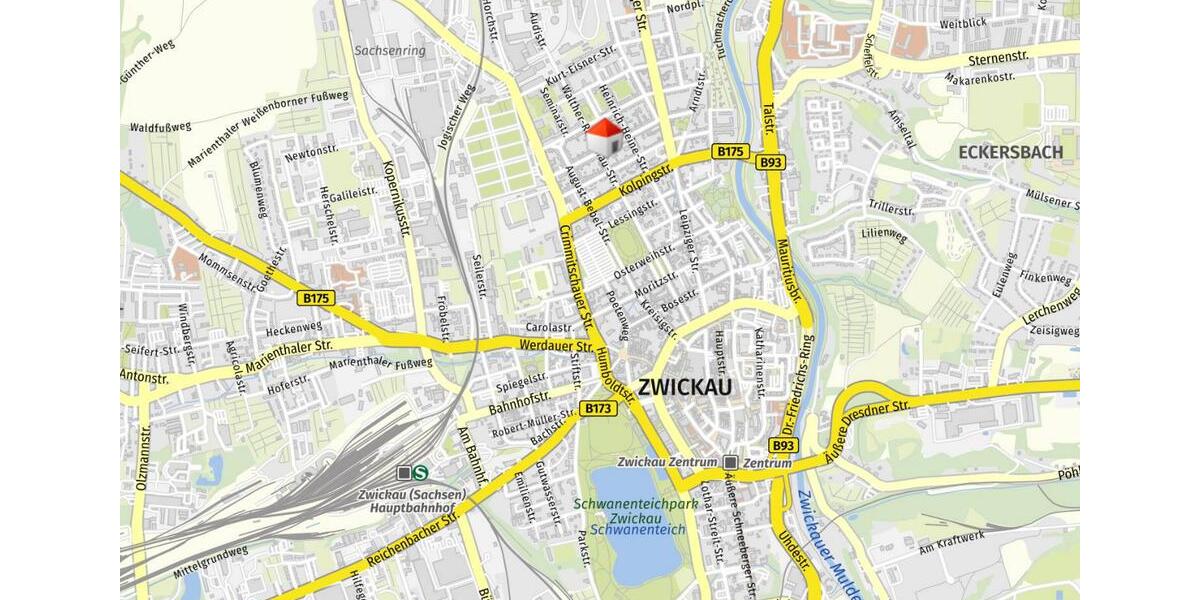 Etagenwohnung Zwickau Zwickau-Nord - 4 Zimmer, 142 m&sup2;, 650&euro; | Angebot:24946765