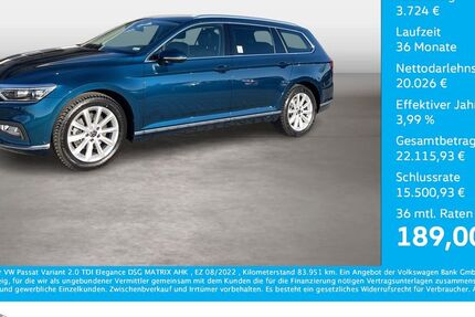 VW Passat Variant 83.951 km 22.975 &euro; Bernsdorf 09337
