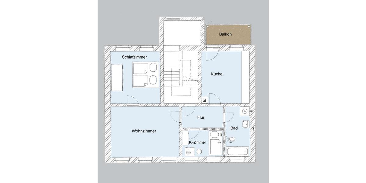 Etagenwohnung Zwickau Neuplanitz - 3 Zimmer, 78 m&sup2;, 510&euro; | Angebot:18860870