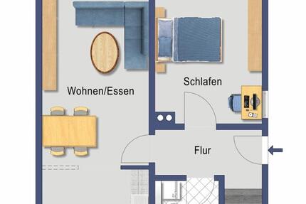 Wohnung Zwickau Auerbach - 2 Zimmer, 64 m&sup2;, 480&euro; | Angebot:22154221