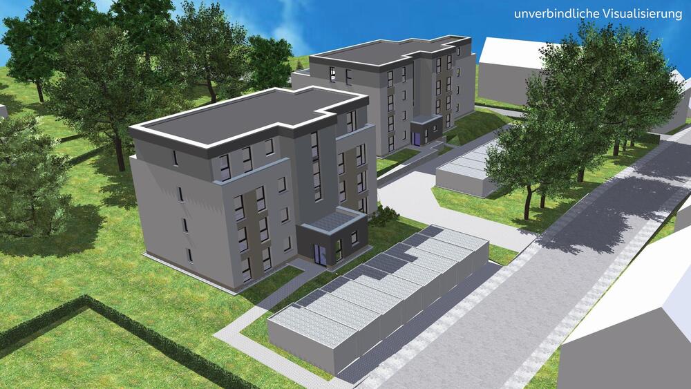 Erstbezug! Moderne 3-Zimmerwohnung mit Garagenstellplatz! - Etagenwohnung Hartmannsdorf | Angebot:27212829