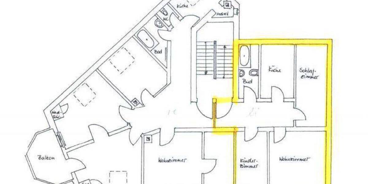 Etagenwohnung Aue-Bad Schlema Bad Schlema - 3 Zimmer, 67 m&sup2;, 420&euro; | Angebot:25776695