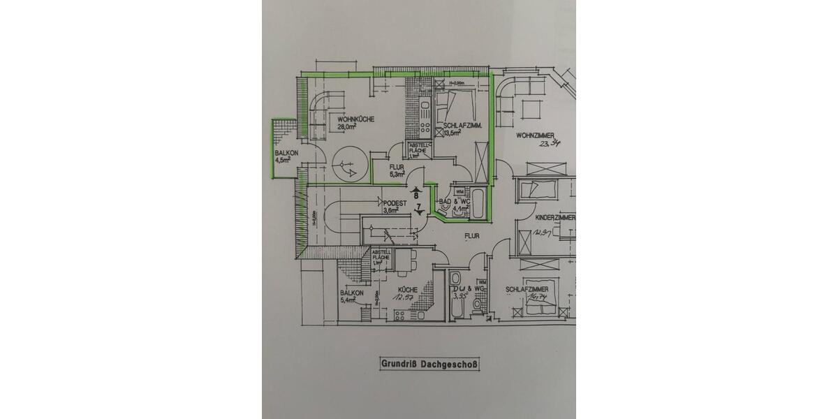 Maisonettenwohnung Zwickau Zwickau-Nord - 3 Zimmer, 101 m&sup2;, 760&euro; | Angebot:24813085