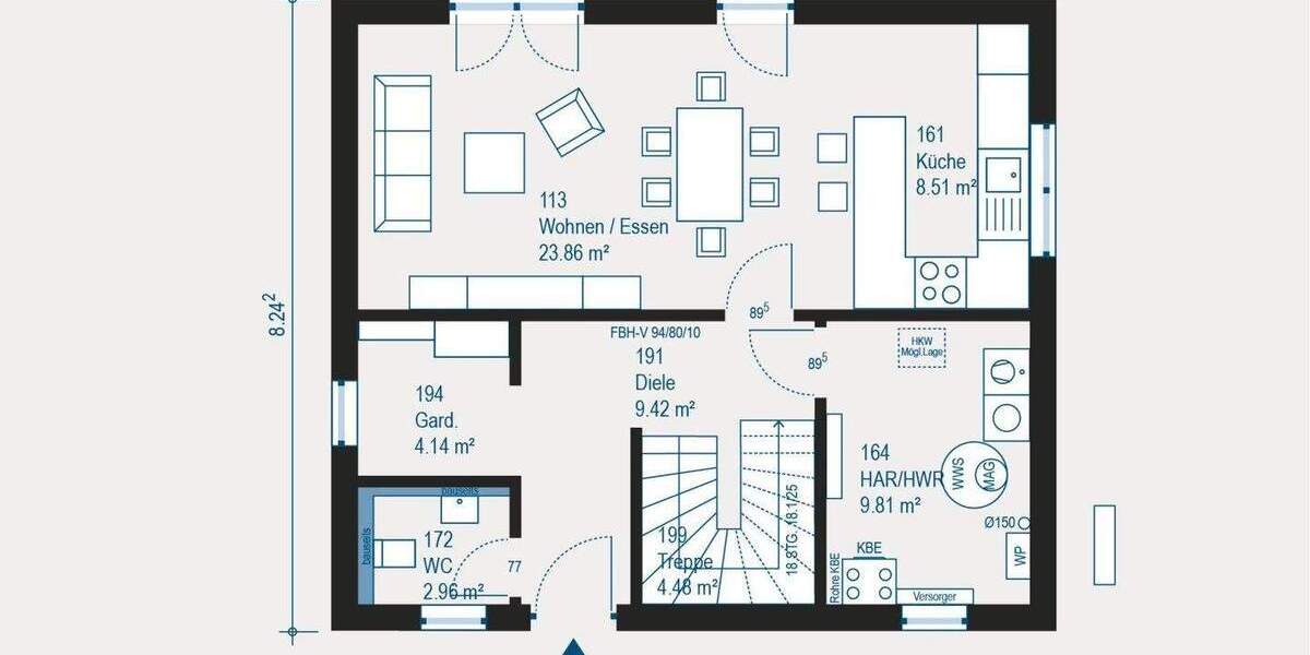 Mehrfamilienhaus, Wohnhaus Treuen Vogtl Treuen - 4 Zimmer, 124 m&sup2;, 232.879&euro; | Angebot:25781274