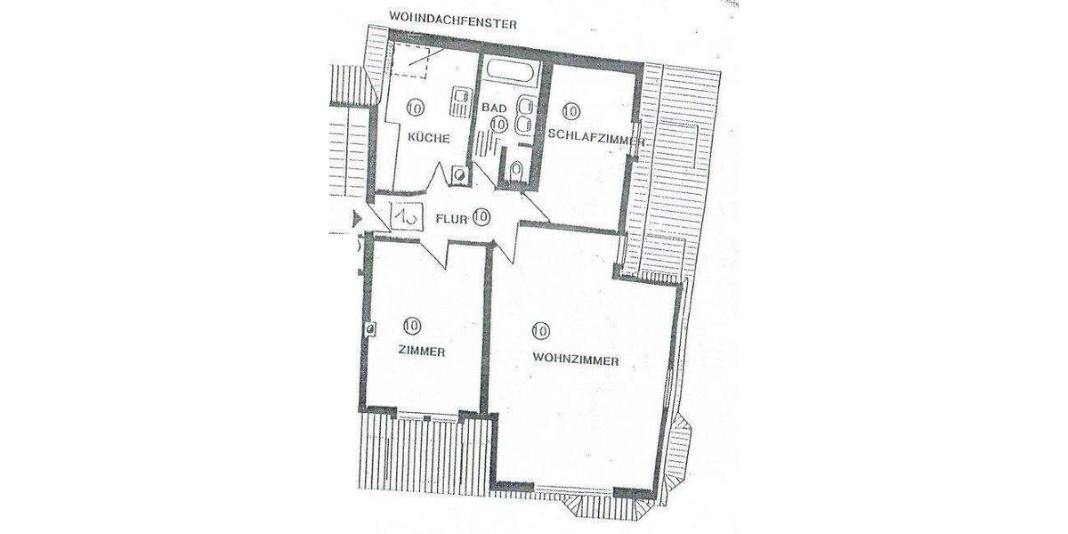 Etagenwohnung Auerbach/Vogtland Auerbach - 3 Zimmer, 101 m&sup2;, 78.000&euro; | Angebot:25837765
