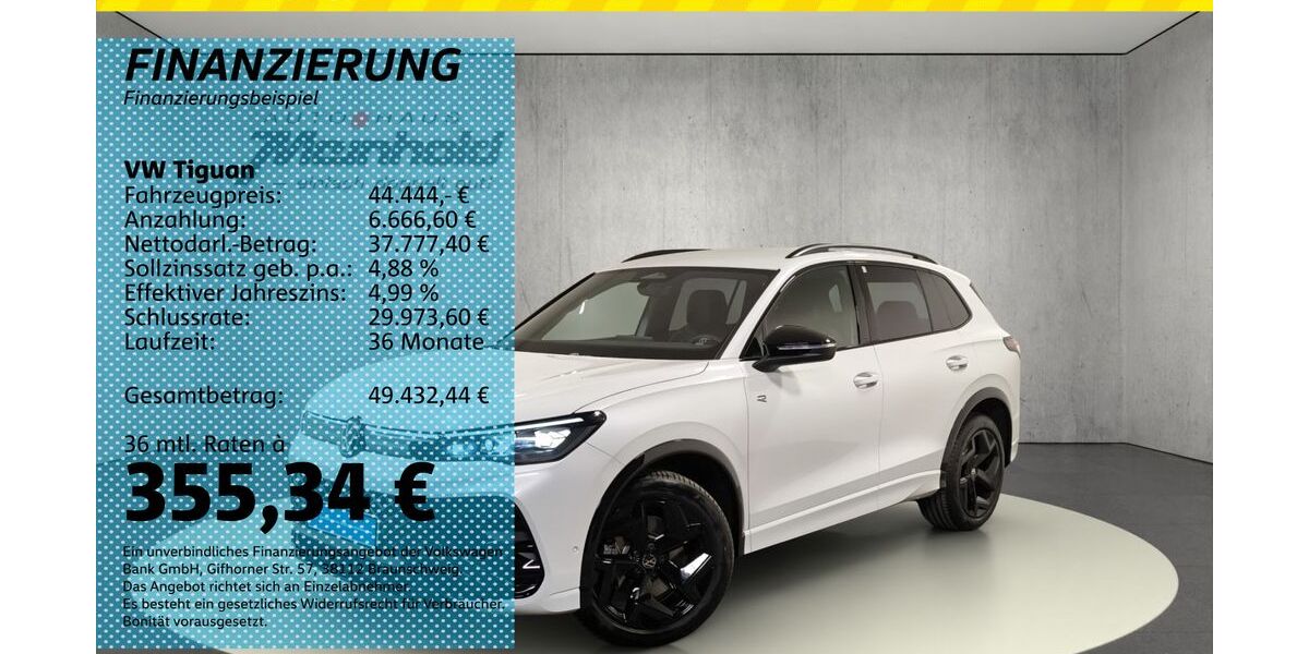 VW Tiguan 12.500 km 44.444 &euro; Auerbach/Rebesgrün 08209