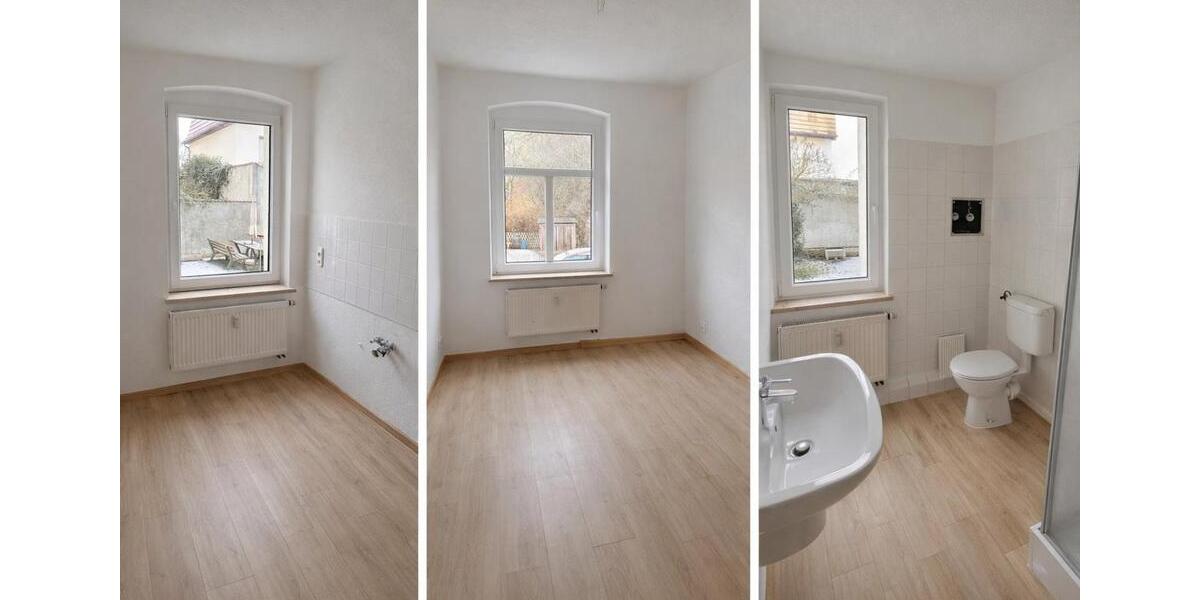 Etagenwohnung Gößnitz - 3 Zimmer, 62 m&sup2;, 372&euro; | Angebot:25633293