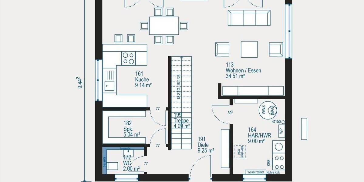 Einfamilienhaus Zwickau Oberhohndorf - 5 Zimmer, 145 m&sup2;, 278.469&euro; | Angebot:26229021