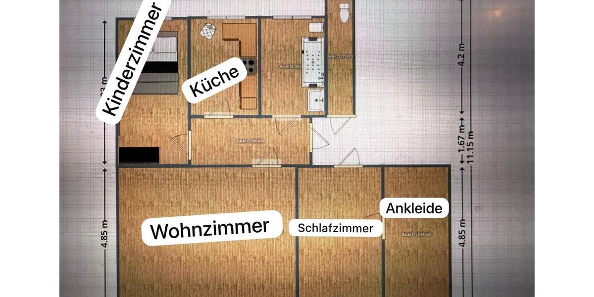 Etagenwohnung Eibenstock - 4 Zimmer, 100 m&sup2;, 550&euro; | Angebot:25220587