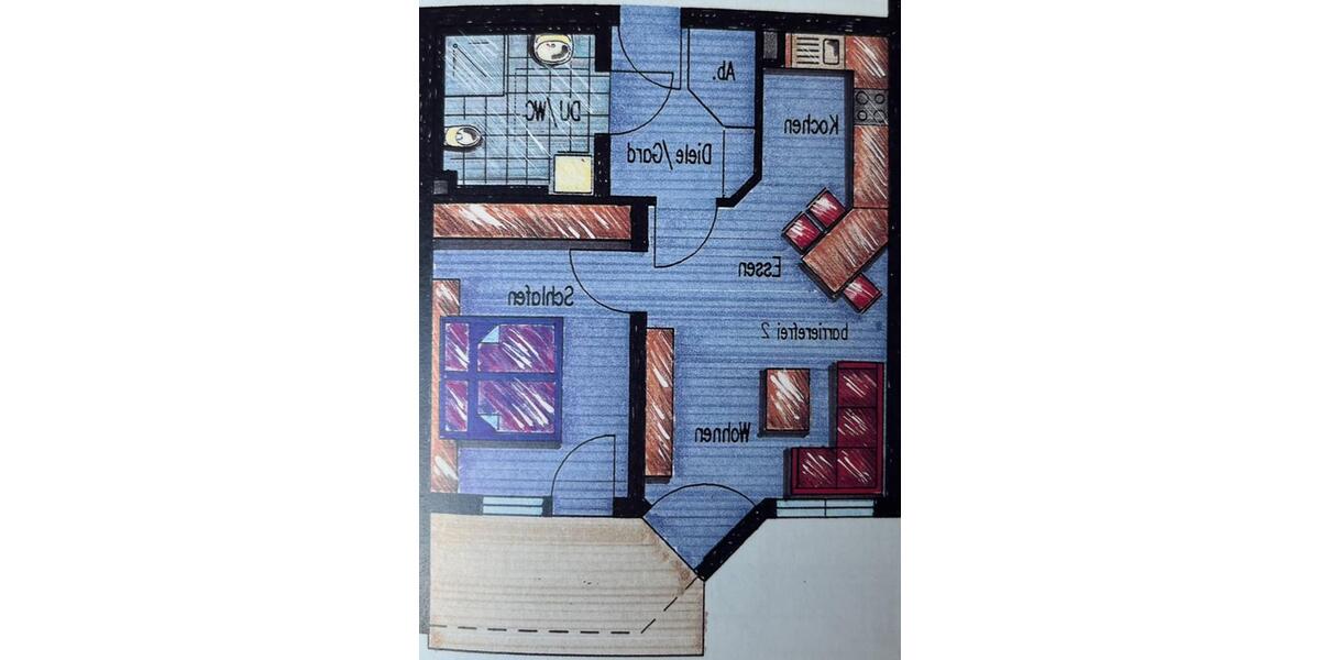 Etagenwohnung Neukirchen/Pleiße Pleiße - 2 Zimmer, 56 m&sup2;, 395&euro; | Angebot:25920509