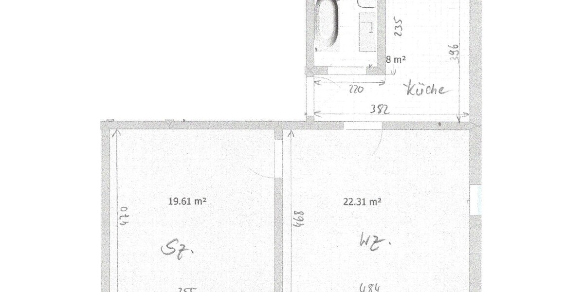Zwei-Zimmer-Wohnung in ruhiger Lage mit Gartennutzung - Erdgeschoßwohnung Lauter-Bernsbach Bernsbach | Angebot:14517893