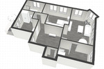 Etagenwohnung Reichenbach im Vogtland - 3 Zimmer, 83 m&sup2;, 480&euro; | Angebot:25351039