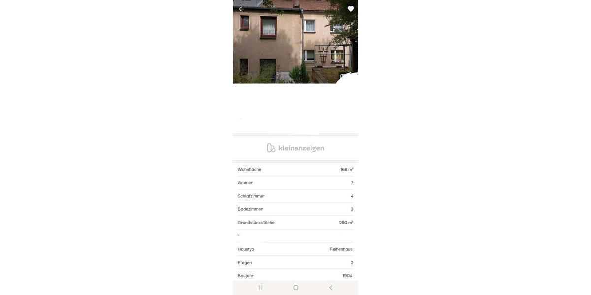 Einfamilienhaus Rodewisch - 7 Zimmer, 168 m&sup2;, 80.000&euro; | Angebot:24786344