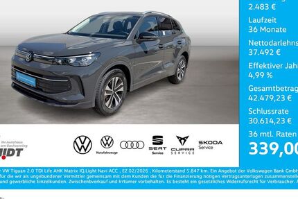 VW Tiguan 5.847 km 39.975 &euro; Bernsdorf 09337