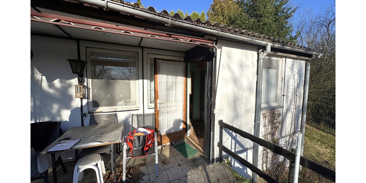 Pachtgarten mit Bungalow und Nebengelass in Ronneburgs Neuer Landschaft - Bungalow Ronneburg | Angebot:26387024