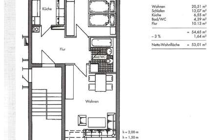Wohnung Werdau OT Leubnitz Leubnitz - 2 Zimmer, 53 m&sup2;, 60.000&euro; | Angebot:16232359