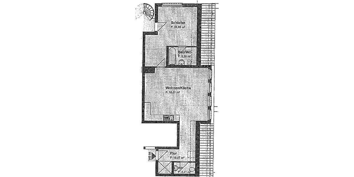 Etagenwohnung Zwickau-Innenstadt Innenstadt - 2 Zimmer, 72 m&sup2;, 500&euro; | Angebot:25680252