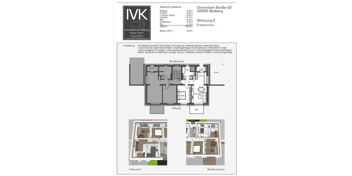 Etagenwohnung Stollberg (Erzgebirge) - 5 Zimmer, 120 m&sup2;, 688&euro; | Angebot:25803443