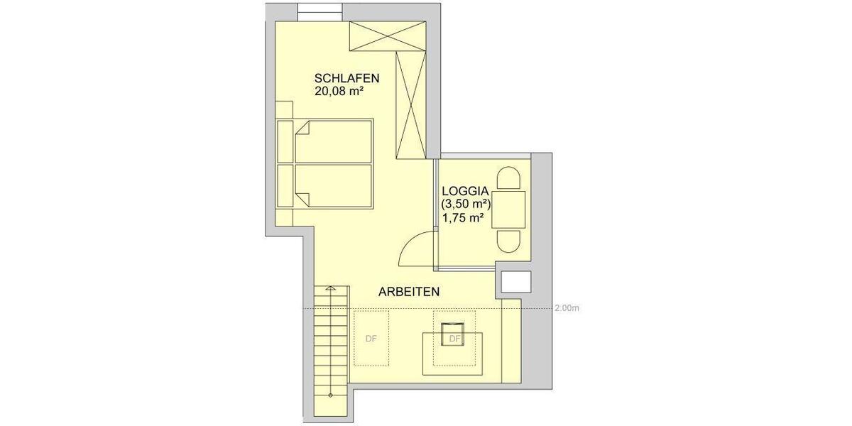 Maisonettenwohnung Zwickau Zwickau-Nord - 2 Zimmer, 65 m&sup2;, 470&euro; | Angebot:24752105