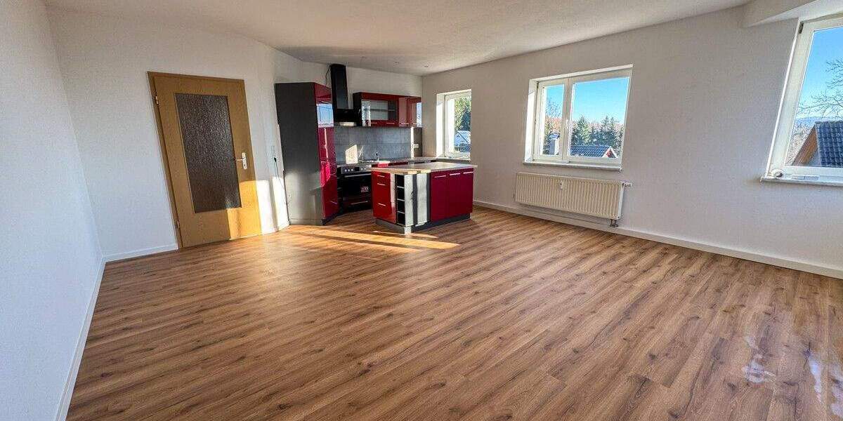 Etagenwohnung Grünhain-Beierfeld OT Beierfeld Grünhain - 3 Zimmer, 78 m&sup2;, 546&euro; | Angebot:25688171