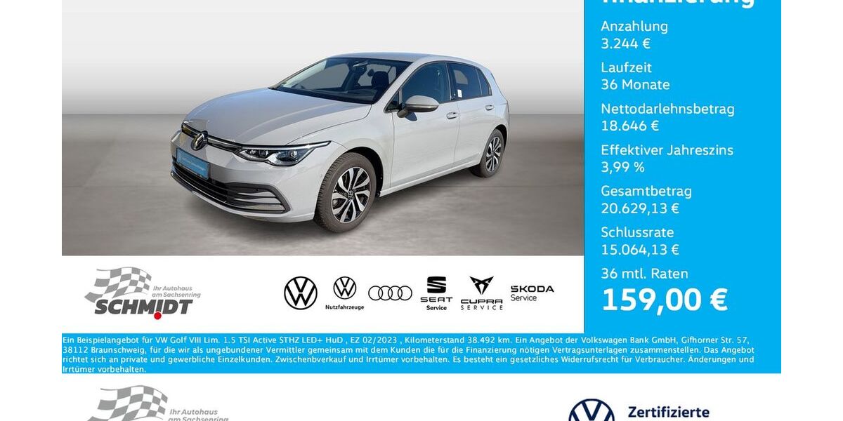 VW Golf 38.492 km 21.890 &euro; Bernsdorf 09337