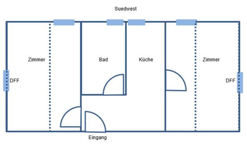 Dachgeschoßwohnung Thalheim/Erzgebirge Erzgebirge - 2 Zimmer, 43 m&sup2;, 240&euro; | Angebot:24745157