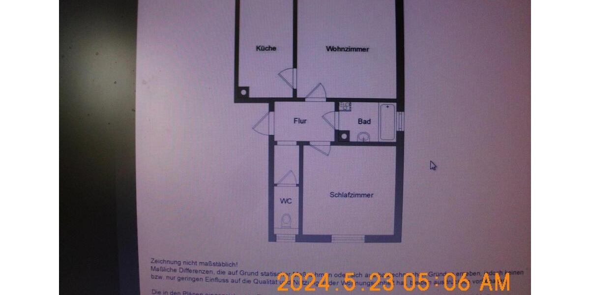 Etagenwohnung Hohenstein-Ernstthal Ernstthal - 2 Zimmer, 48 m&sup2;, 245&euro; | Angebot:15939074