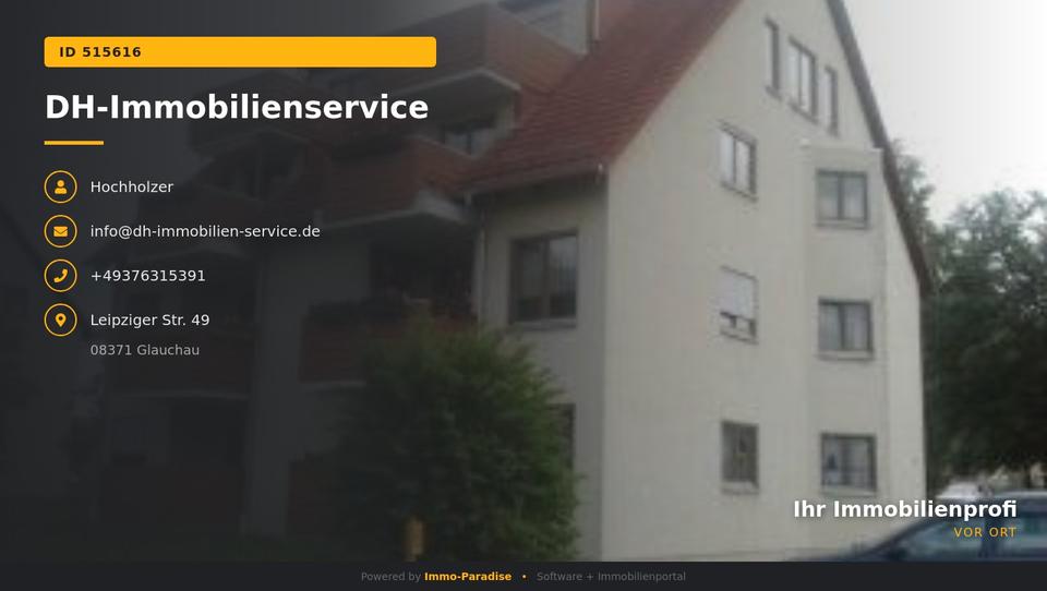 Erdgeschoßwohnung Glauchau - 2 Zimmer, 70 m&sup2;, 440&euro; | Angebot:26676966