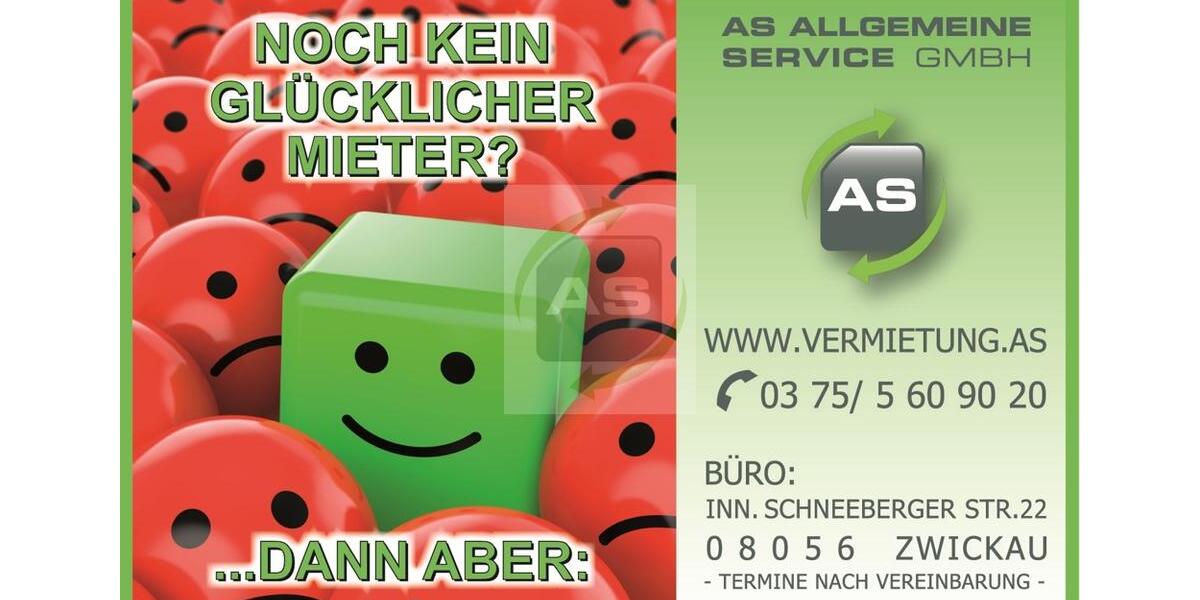 Erdgeschoßwohnung Zwickau Zwickau-Nord - 2 Zimmer, 44 m&sup2;, 280&euro; | Angebot:25582016