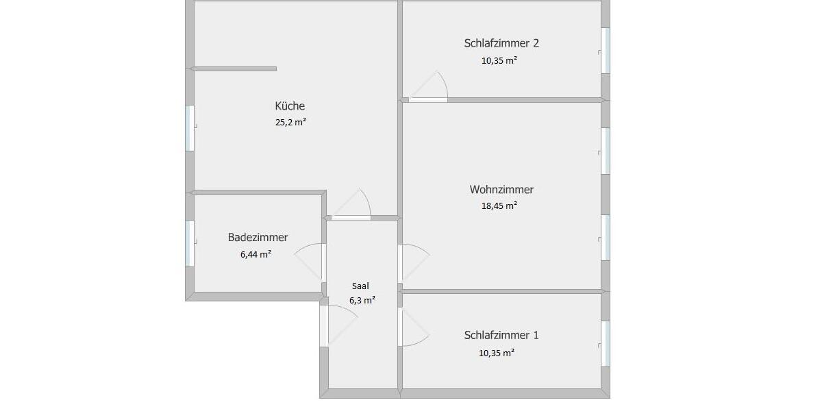 Etagenwohnung Crimmitschau - 2 Zimmer, 38 m&sup2;, 292&euro; | Angebot:25831498