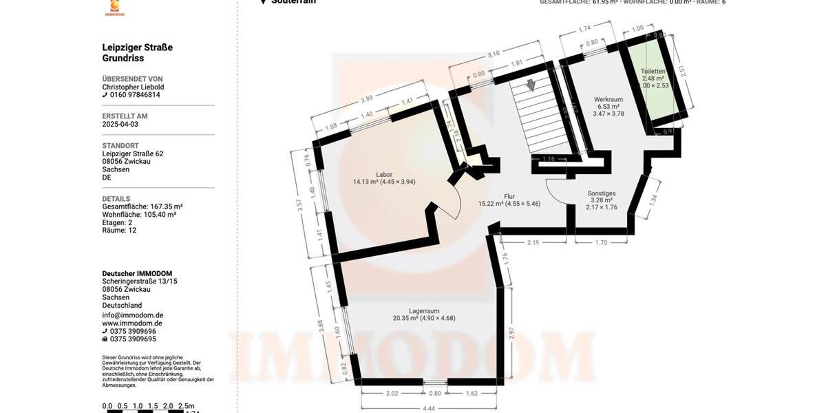 Gewerbeobjekt Zwickau - 800&euro; | Angebot:9495848