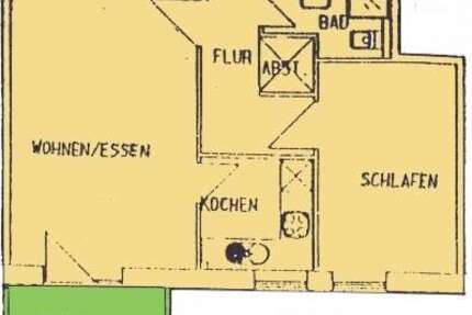 Wohnung Oberlungwitz - 2.5 Zimmer, 49 m&sup2;, 268&euro; | Angebot:6542859