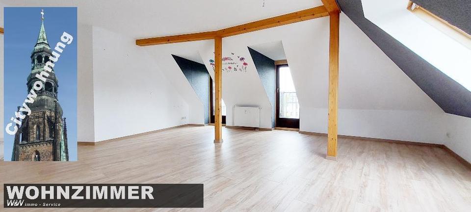 Dachgeschoßwohnung Zwickau - 4 Zimmer, 95 m&sup2;, 620&euro; | Angebot:25366588