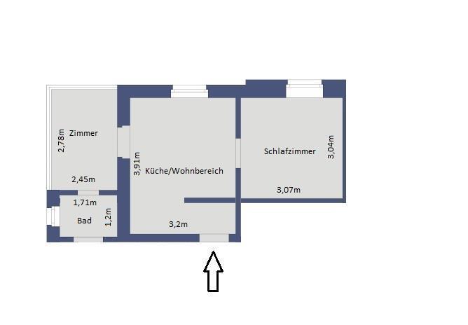 Etagenwohnung Niederwürschnitz - 2 Zimmer, 31 m&sup2;, 190&euro; | Angebot:25989838