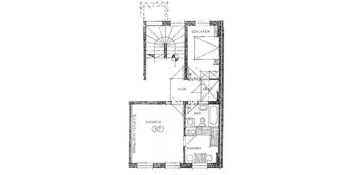 Etagenwohnung Zwickau Zwickau-Nord - 2 Zimmer, 49 m&sup2;, 255&euro; | Angebot:23278978